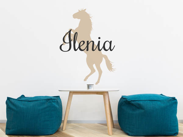 Wandtattoo Ilenia mit Pferd