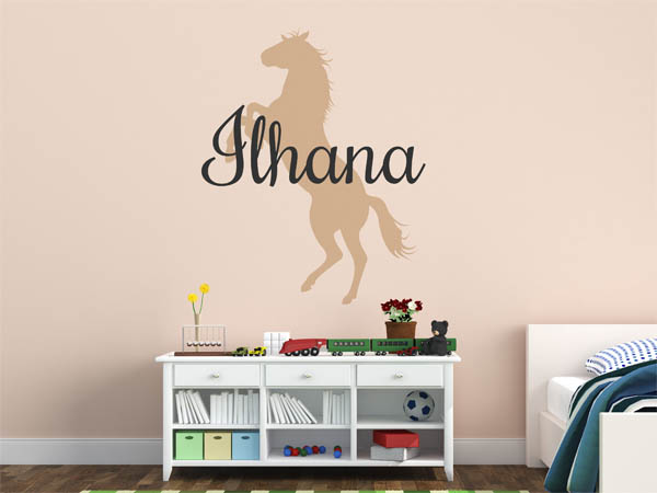 Wandtattoo Ilhana mit Pferd