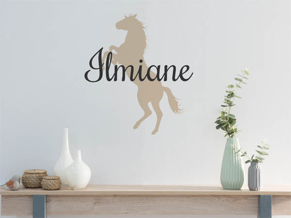 Wandtattoo Ilmiane mit Pferd