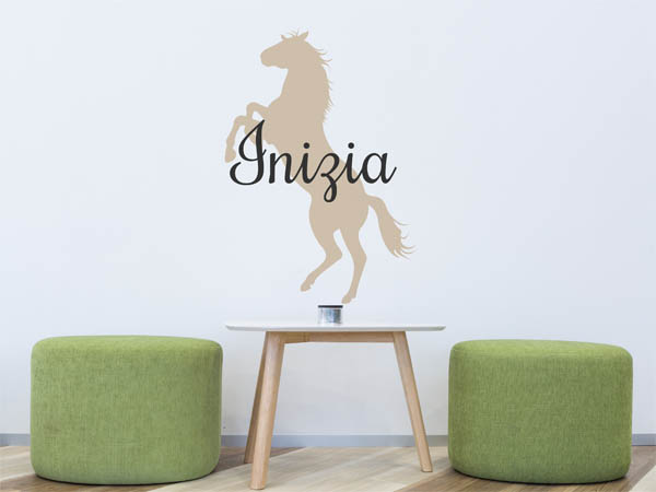 Wandtattoo Inizia mit Pferd