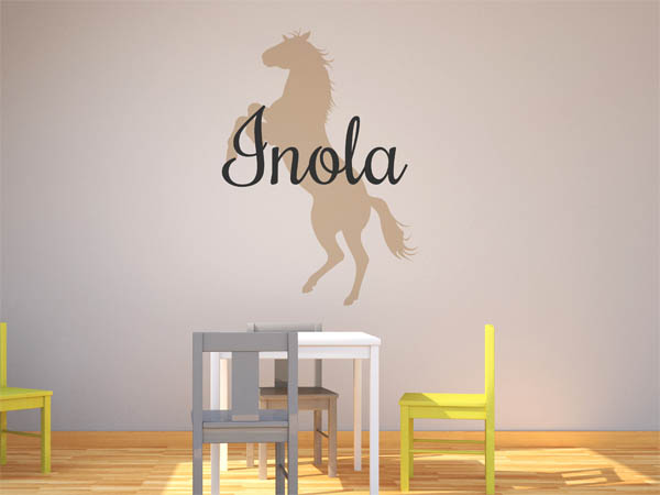 Wandtattoo Inola mit Pferd
