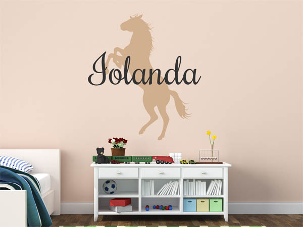 Wandtattoo Iolanda mit Pferd