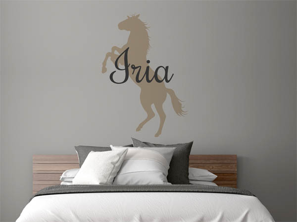 Wandtattoo Iria mit Pferd