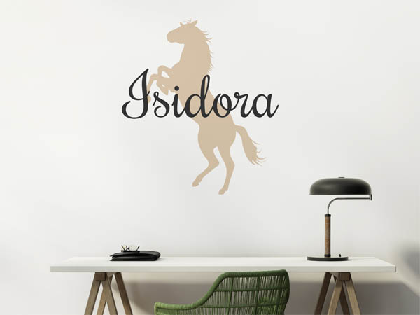 Wandtattoo Isidora mit Pferd
