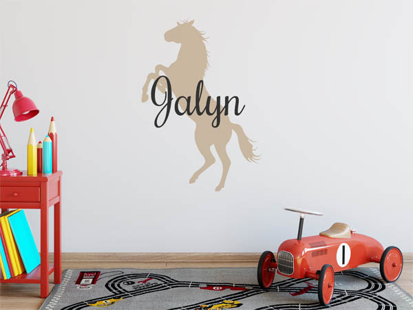 Wandtattoo Jalyn mit Pferd