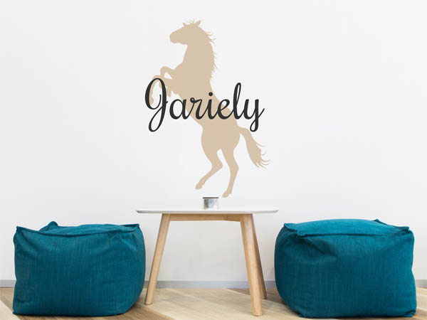 Wandtattoo Jariely mit Pferd