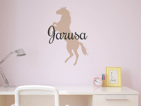 Wandtattoo Jarusa mit Pferd