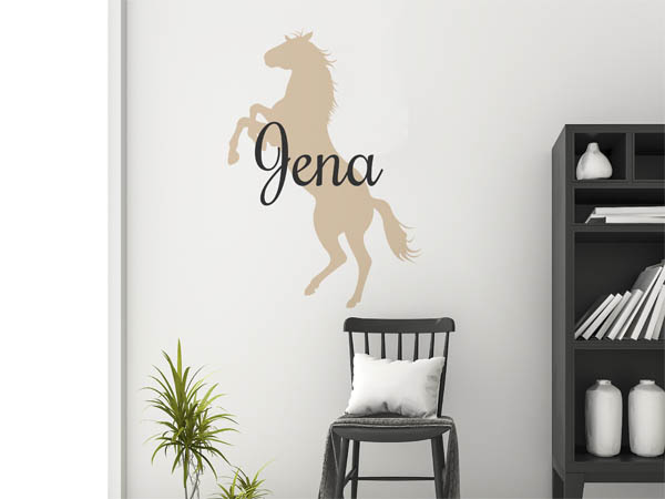 Wandtattoo Jena mit Pferd