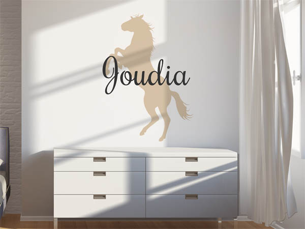Wandtattoo Joudia mit Pferd