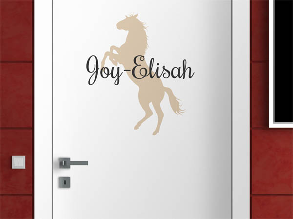 Wandtattoo Joy-Elisah mit Pferd