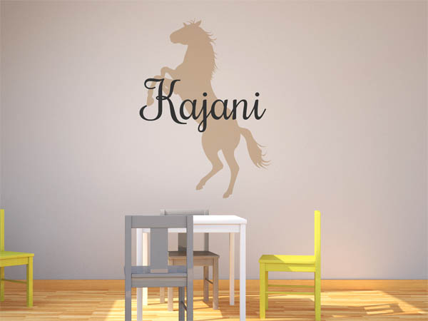 Wandtattoo Kajani mit Pferd