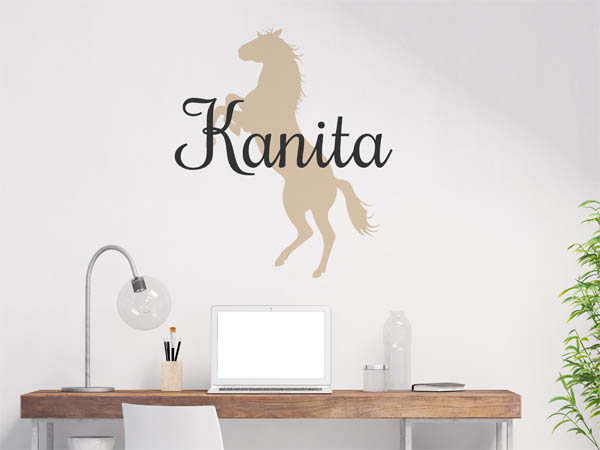 Wandtattoo Kanita mit Pferd