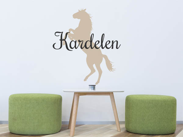 Wandtattoo Kardelen mit Pferd