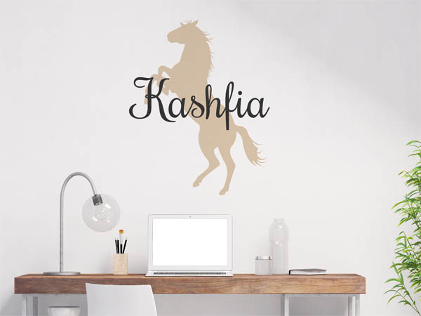 Wandtattoo Kashfia mit Pferd