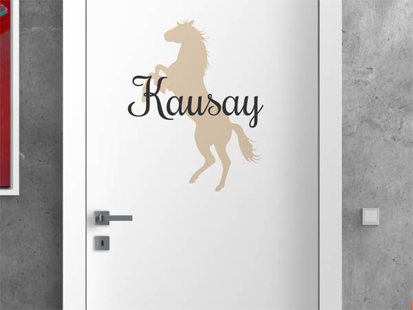 Wandtattoo Kausay mit Pferd