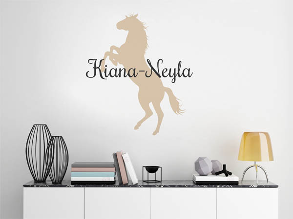 Wandtattoo Kiana-Neyla mit Pferd
