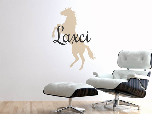 Wandtattoo Laxci mit Pferd