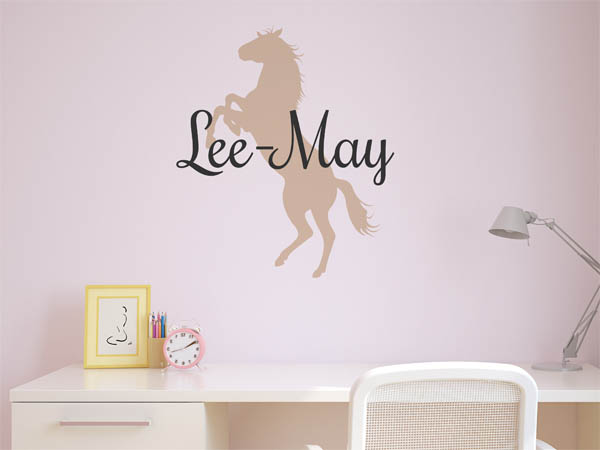 Wandtattoo Lee-May mit Pferd