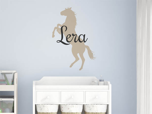 Wandtattoo Lera mit Pferd