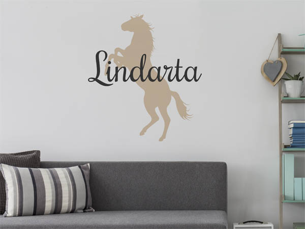Wandtattoo Lindarta mit Pferd