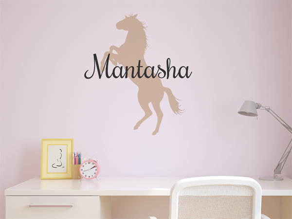 Wandtattoo Mantasha mit Pferd