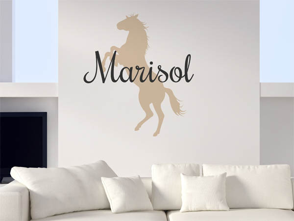 Wandtattoo Marisol mit Pferd