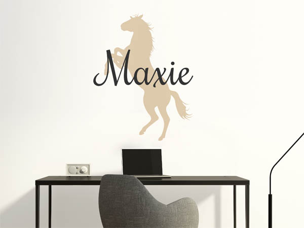 Wandtattoo Maxie mit Pferd