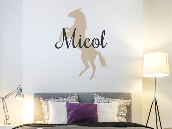 Wandtattoo Micol mit Pferd