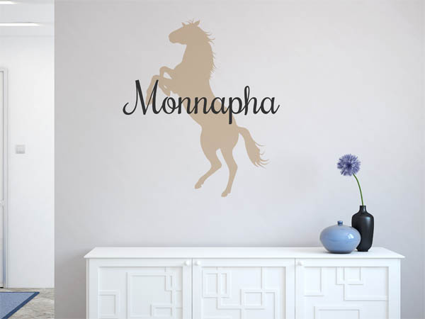 Wandtattoo Monnapha mit Pferd