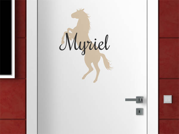 Wandtattoo Myriel mit Pferd