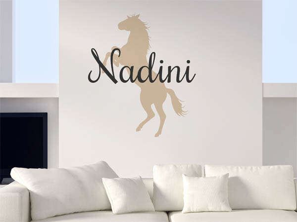 Wandtattoo Nadini mit Pferd