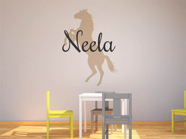 Wandtattoo Neela mit Pferd