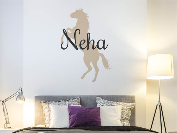 Wandtattoo Neha mit Pferd