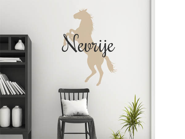Wandtattoo Nevrije mit Pferd
