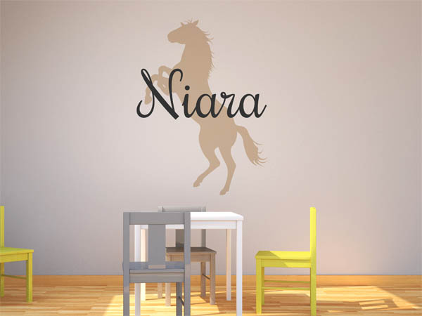 Wandtattoo Niara mit Pferd