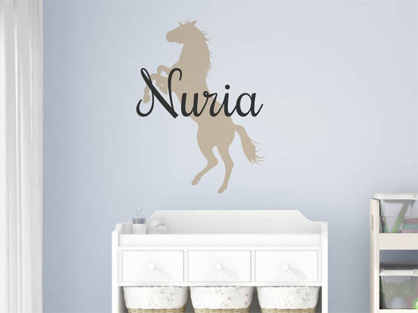 Wandtattoo Nuria mit Pferd