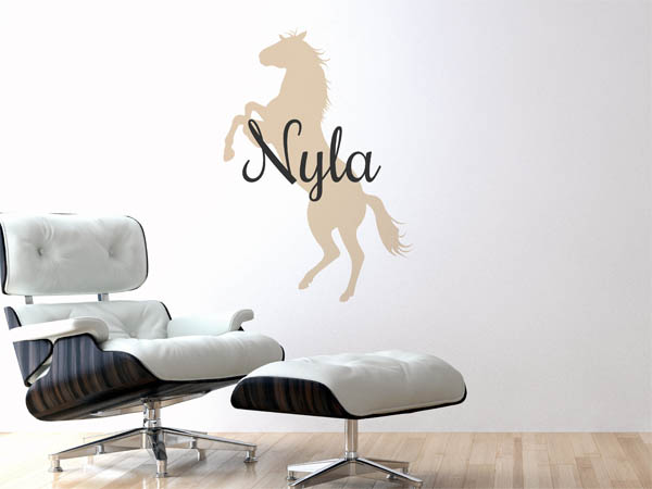 Wandtattoo Nyla mit Pferd