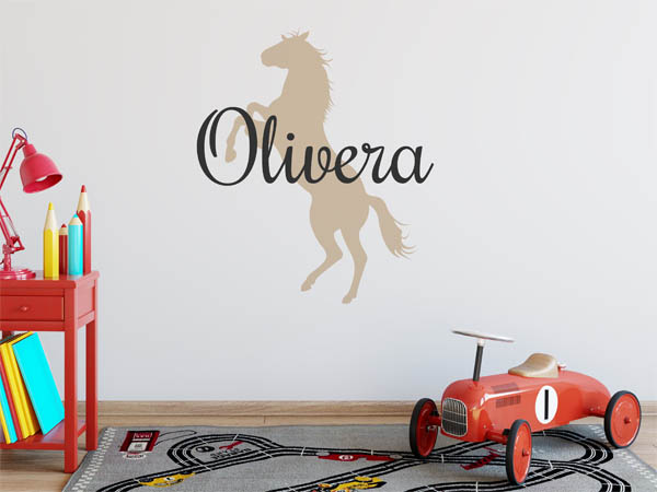 Wandtattoo Olivera mit Pferd