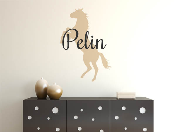 Wandtattoo Pelin mit Pferd