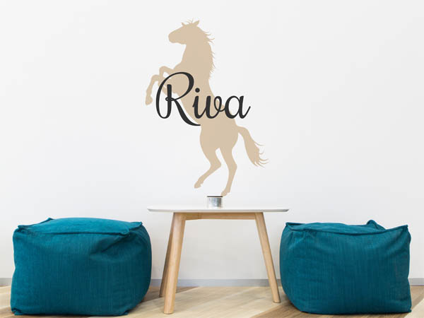 Wandtattoo Riva mit Pferd