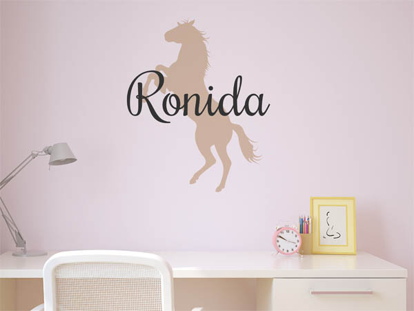 Wandtattoo Ronida mit Pferd