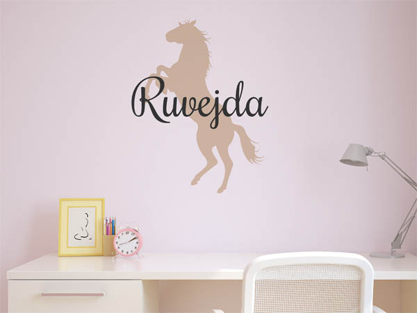 Wandtattoo Ruvejda mit Pferd