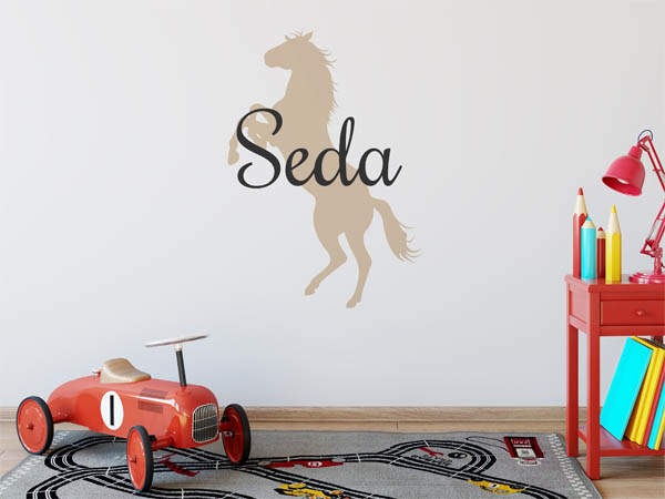 Wandtattoo Seda mit Pferd