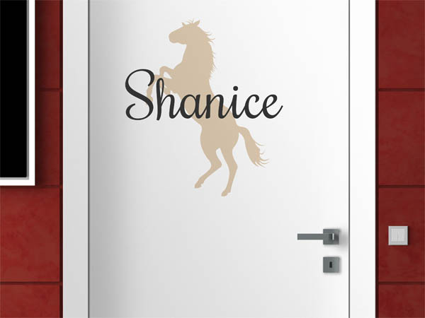 Wandtattoo Shanice mit Pferd