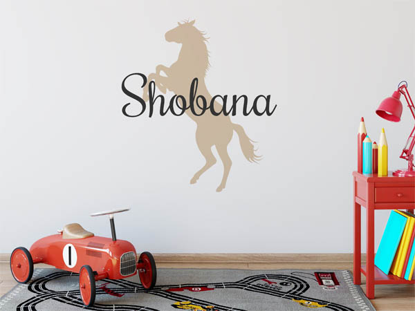 Wandtattoo Shobana mit Pferd
