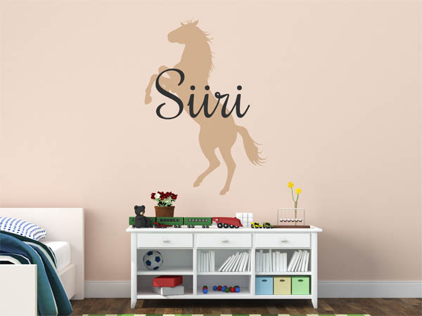 Wandtattoo Siiri mit Pferd