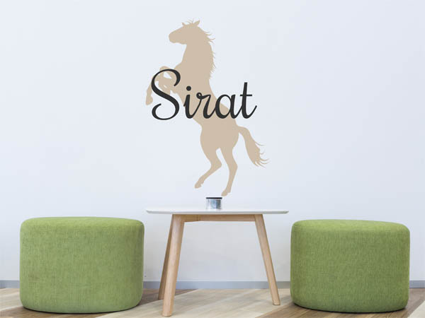 Wandtattoo Sirat mit Pferd