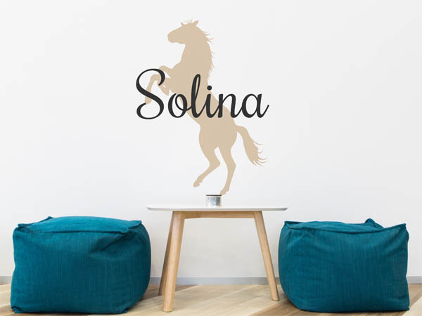 Wandtattoo Solina mit Pferd