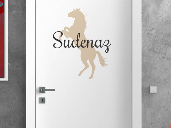 Wandtattoo Sudenaz mit Pferd