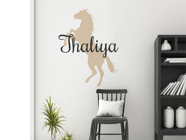 Wandtattoo Thaliya mit Pferd